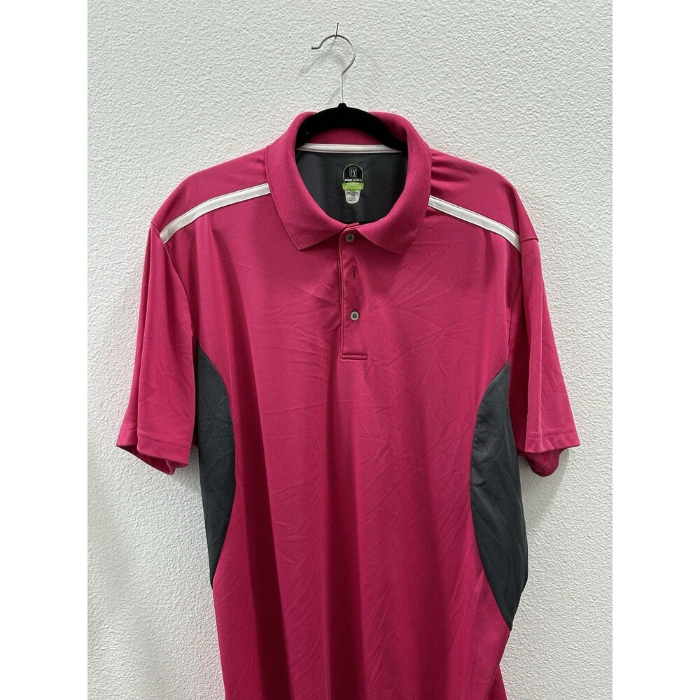 PGA Tour XXL Pro Series Men's Athletic Fit Short Sleeve Polo Shirt Size XXLarge